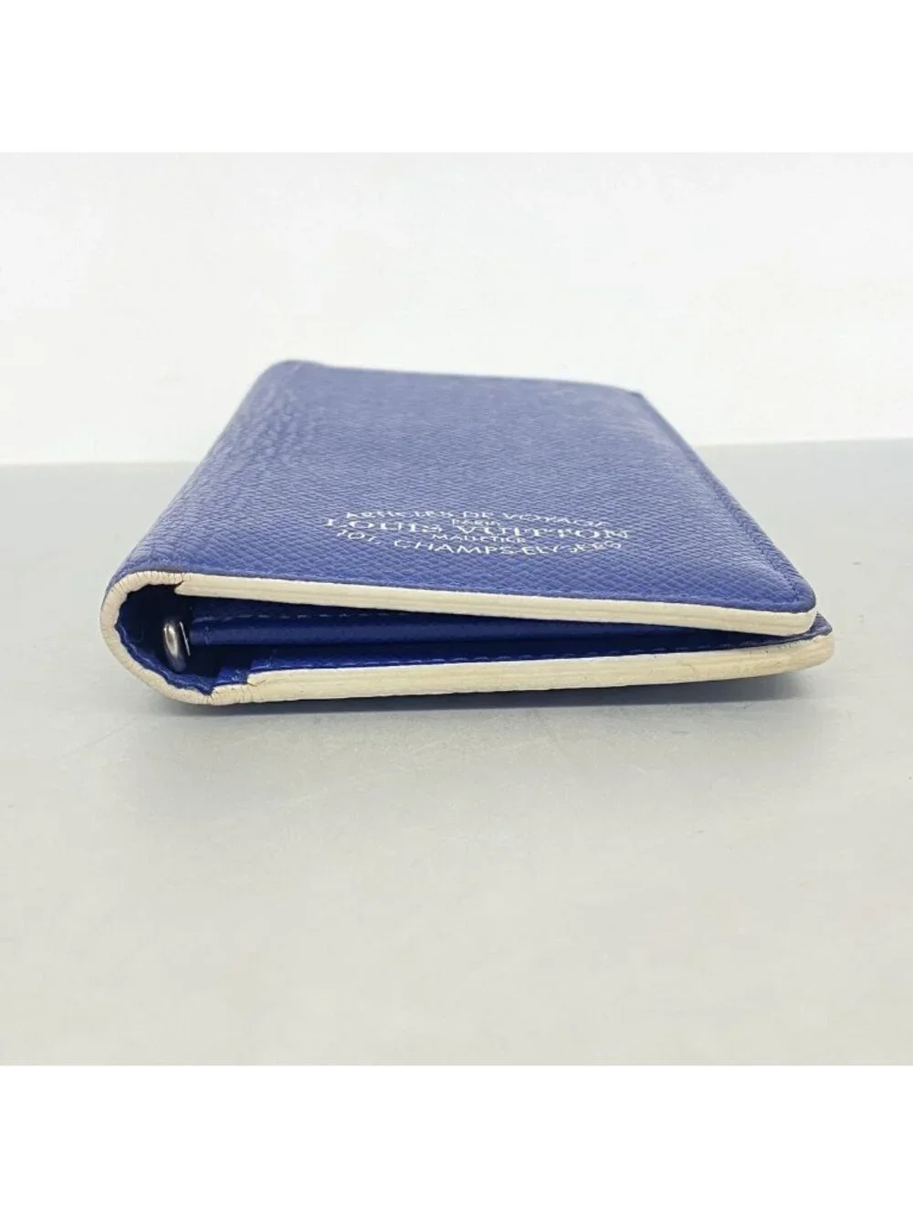 Louis Vuitton Wallet Taiga Portefeuille Brazza NM Blue